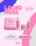 Kit Lacio Real: Shampoo Lacio Real - Mascarilla Lacio Real - Leave-in Lacio Real