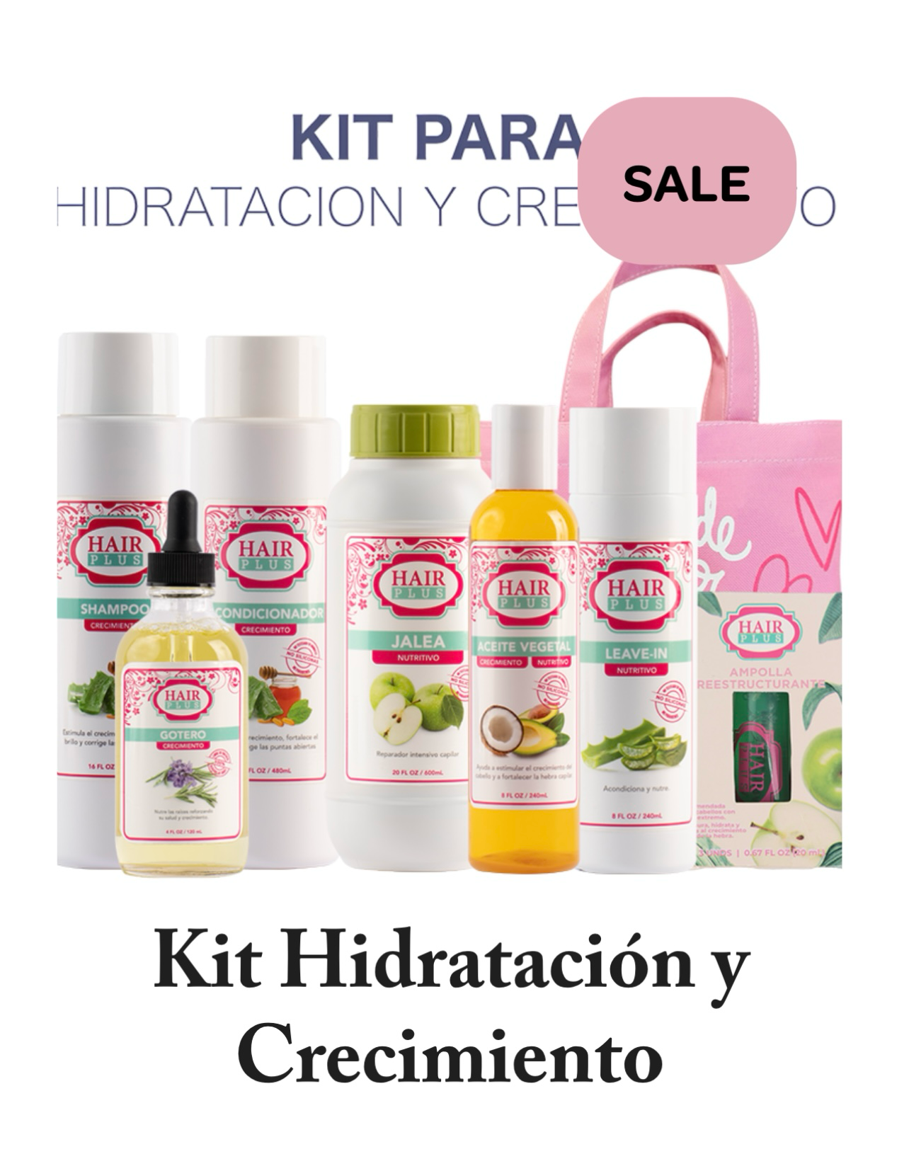 Kit 7 Pasos Hidratación y Crecimiento