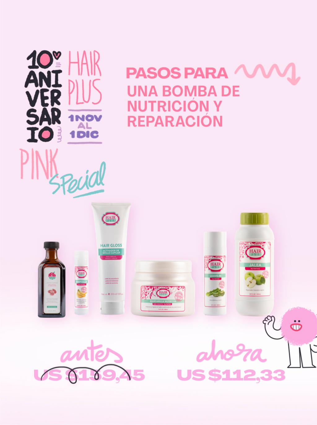 PINK
SPecial
PASOS PARA UNA
BOMBA DE NUTRICIÓN Y REPARACION