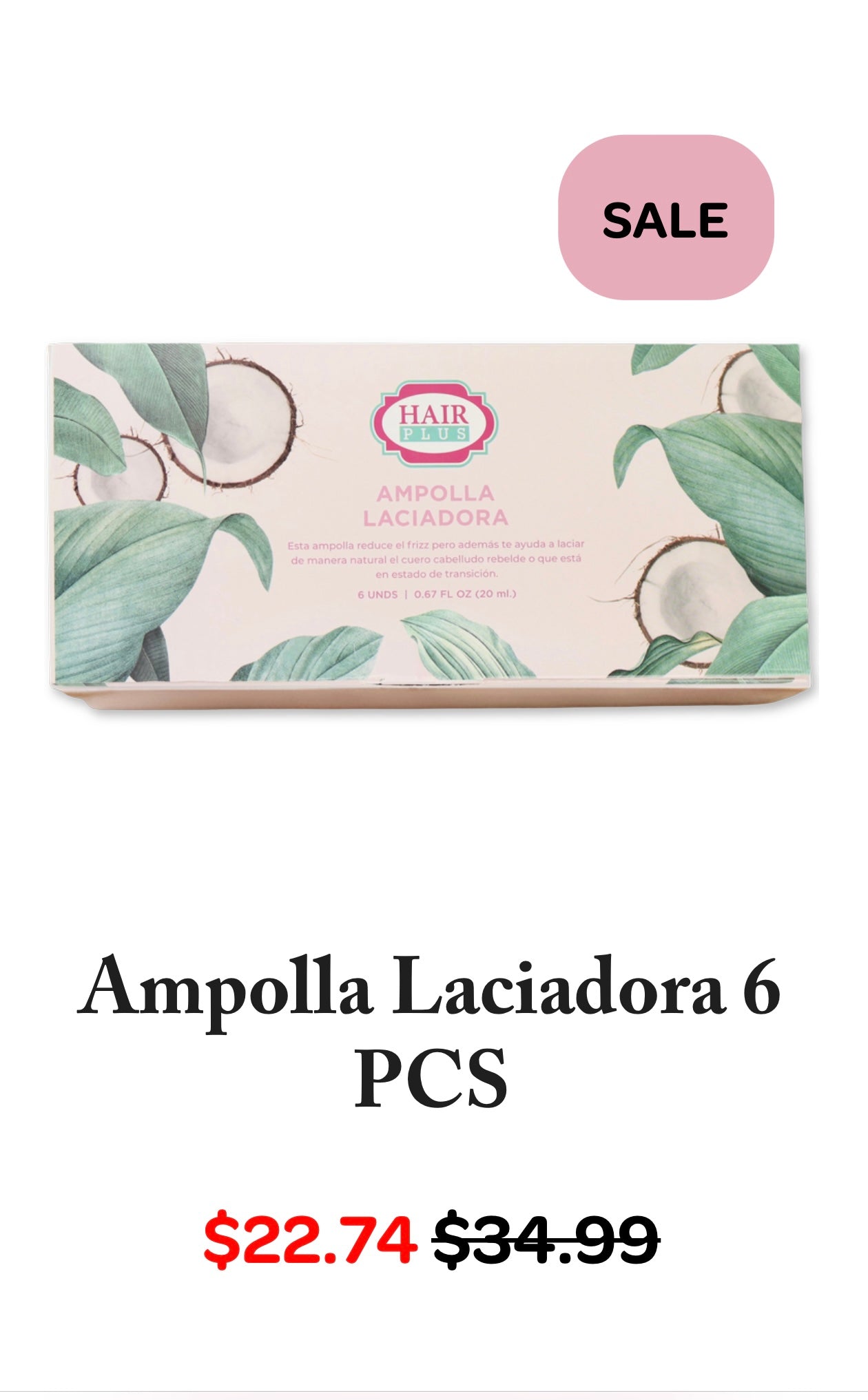 Ampolla Laciadora 6 PCS