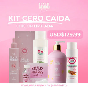 KIT EDICIÓN LIMITADA.              Gotero de Crecimiento Edición Limitada - Shampoo Afro - Revive Hebras 4 Pcs - Mascarilla de Girasol & Karité 17oz Edición Limitada