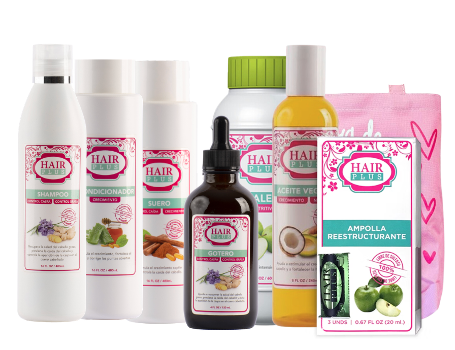 KIT CRECIMIENTO CABELLO GRASO-CASPA