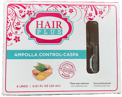 Ampolla Control-Caspa 6 Unidades
