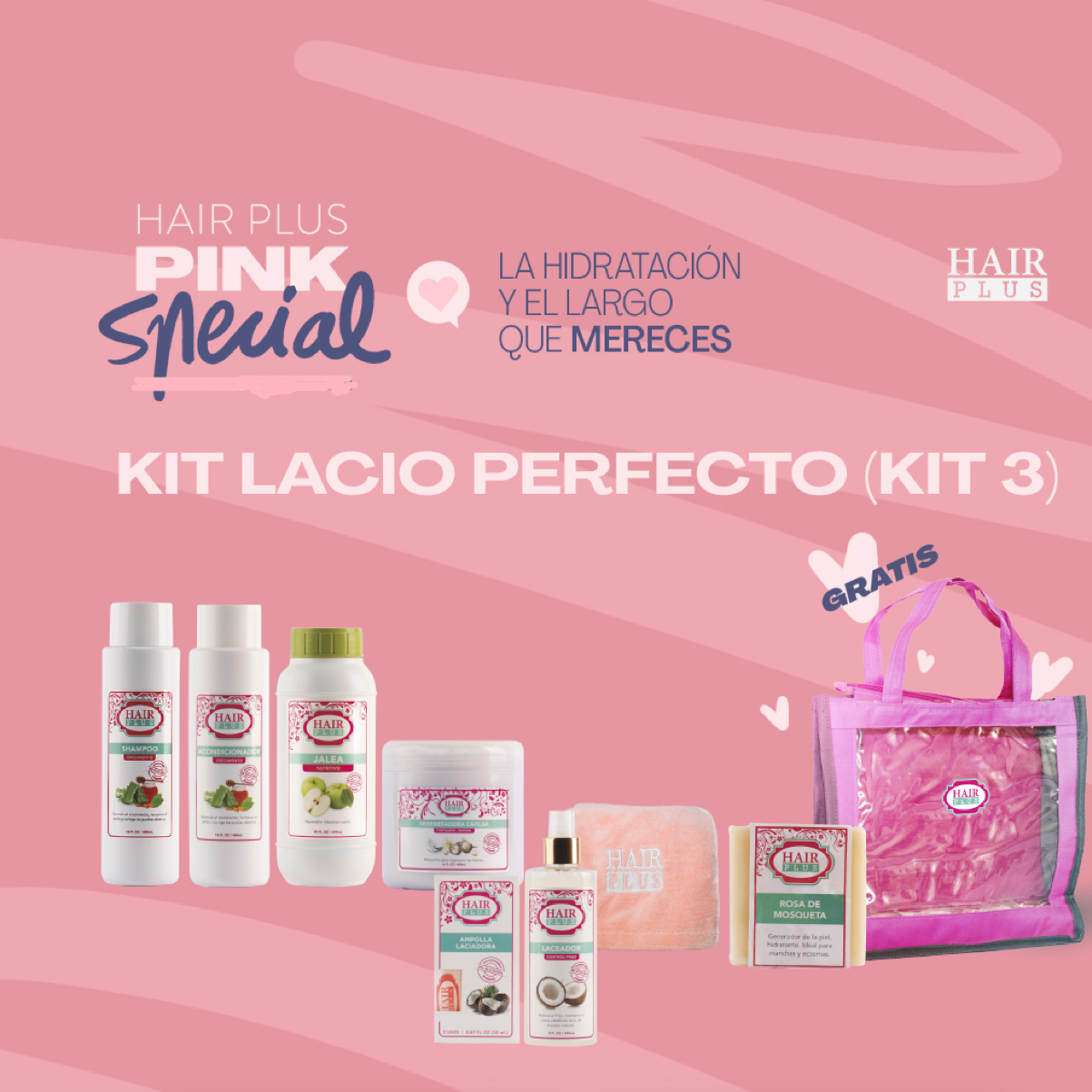 PINK SPECIAL KIT PARA LACIO PERFECTO KIT #3